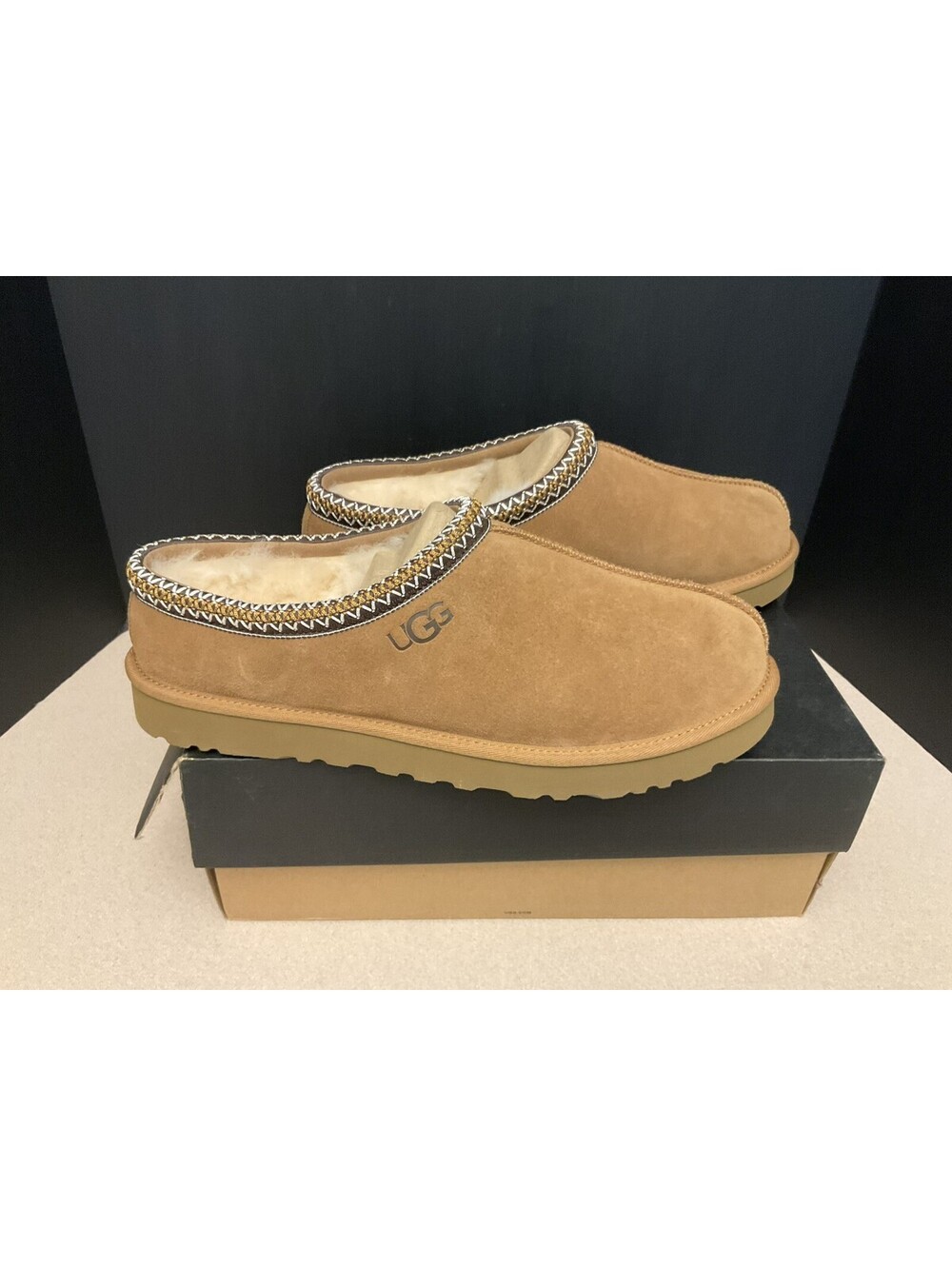 New! Mens UGG Tasman II Chestnut Slippers. Size 13. Awesome Shoes!!!